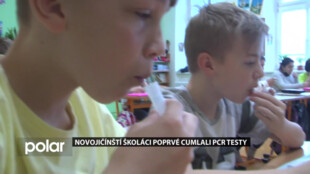 Novojičínští školáci poprvé cumlali PCR testy, diagnostikovat se budou méně často