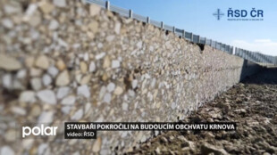 DOPRAVNÍ REVUE: Stavbaři pokročili na budoucím obchvatu Krnova