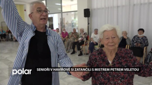 Senioři v Havířově si zatančili s mistrem Petrem Veletou, došlo i na tango