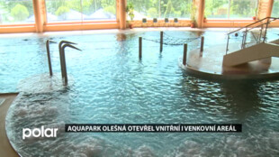 Krytý i letní Aquapark Olešná hlásí otevřeno a uvažuje o zřízení testovacího místa před vstupem