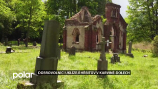 Dobrovolníci chtějí vrátit důstojnost starému evangelickému hřbitovu v Karviné-Dolech