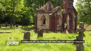 Dobrovolníci se pravidelně vrací uklízet na starý evangelický hřbitov v Karviné-Dolech