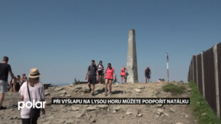 Výšlapem na Lysou horu budou turisté moci podpořit Natálku