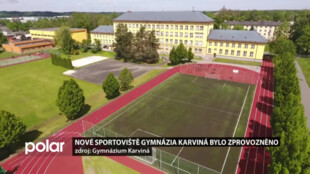 Karvinské gymnázium má své vlastní workoutové hřiště. Je součástí nového sportoviště