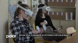 ZŠ M. Pujmanové v Havířově využívá k výuce virtuální realitu, děti jsou nadšené