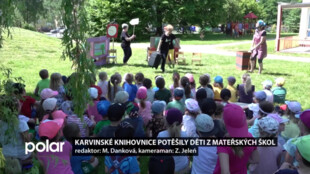 Karvinské knihovnice zahrály krátké divadelní představení dětem z mateřských škol