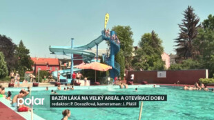 Bazén láká na velký areál a prodlouženou otevírací dobu