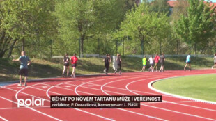 Běhat po novém tartanu může třikrát týdně i veřejnost