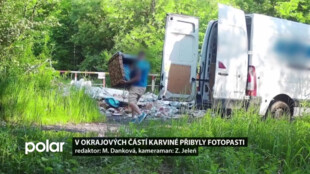 V okrajové Karviné přibyly fotopasti. Fotí hříšníky zakládající černé skládky