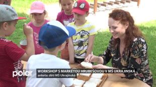 Co si ukuchtily, také snědly. Děti MŠ Ukrajinská si užily workshop s herečkou Markétou Hrubešovou