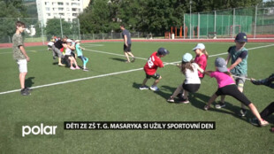Děti ze ZŠ T. G. Masaryka ve Frýdlantě nad Ostravicí si užily sportovní den