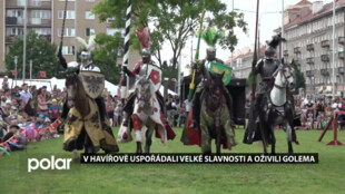 V Havířově se konaly dvoudenní historické slavnosti a došlo i na oživení Golema