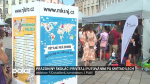 Prázdniny školáci přivítali na náměstí putováním po světadílech