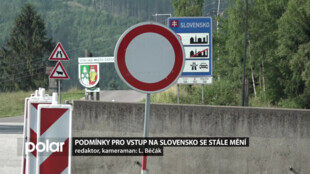 Situace na hranicích se Slovenskem se mění každý den, otevřené jsou i malé přechody