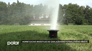V Horní Suché skončí zavlažování fotbalového trávníku pitnou vodou