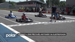 Studenti čtyř zemí přestavěli motokáry na elektropohon, závody se konaly na okruhu v Třinci