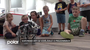 Karvinské děti se vzdělávají i o prázdninách, dochází do kroužku techniky na SPŠ Karviná