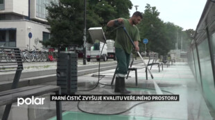 Parní stroj se v centrálním obvodu Ostravy osvědčil. Vše vyčistí lépe a rychleji