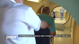 Hyperbarická komora Městské nemocnice Ostrava pomáhá lidem po úrazech.  O pacienty není nouze