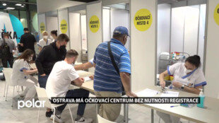 Ostrava má očkovací centrum bez nutnosti registrace. První zájemci přišli už v 6 ráno