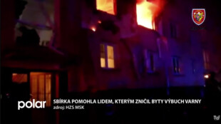 Více než půl milionů korun poslali lidé rodinám, kterým zničil byty výbuch varny drog v Hrabůvce