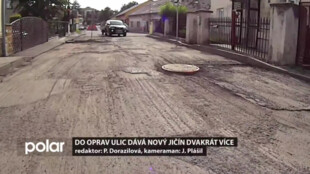 Do oprav ulic dává Nový Jičín letos dvakrát více