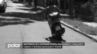 Skútrista se pustil do honičky s policisty. Daleko neujel a skončil ve vězení