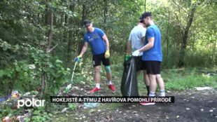 Havířovští hokejisté si udělali brigádu a uklidili okolí rybníků