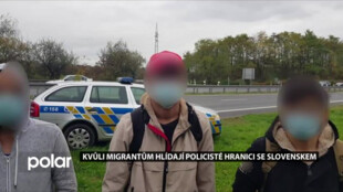 Kvůli migrantům hlídají policisté hranice se Slovenskem. Při kontrolách používají přístroj, který zachytí tlukot srdce