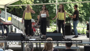 Návštěvníkům Komenského sadů zpříjemňují pobyt v parku promenádní koncerty