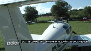 Do Razové přiletěly ultralighty z celé Evropy na festival Voda - vzduch