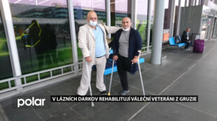 V Lázních Darkov rehabilitují váleční veteráni z Gruzie, ve válce přišli o končetiny