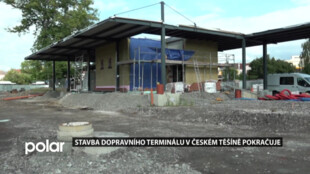 Velký dopravní terminál roste v Českém Těšíně před očima