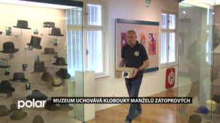 Muzeum uchovává klobouky manželů Zátopkových, získalo je od slavné oštěpařky