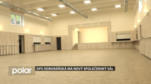 DPS Odborářská v Ostravě-Hrabůvce se pyšní novým sálem. Sloužit bude nejen seniorům