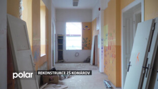 Kvůli rekonstrukci zůstane ZŠ Komárov zavřená. Školáci se budou učit na obecním úřadě, v hasičárně či na faře