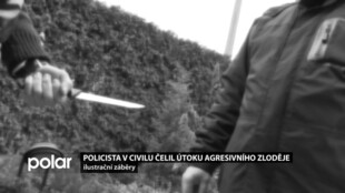 Policista v civilu zadržel v Ostravě podezřelého muže. Jeho komplic na něj zaútočil nožem