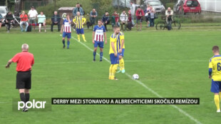 Derby mezi Stonavou a Albrechticemi skočilo remízou