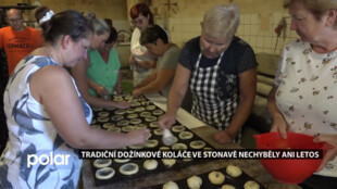 Tradiční dožínkové koláče ve Stonavě nechyběly ani letos