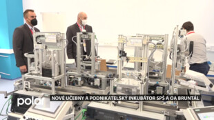 Nová modelová výrobní linka, laboratoř a podnikatelský inkubátor SPŠ a OA Bruntál
