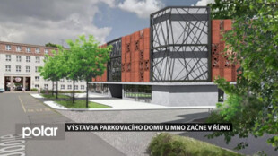 Výstavba parkovacího domu u MNO začne v říjnu. Ostrava se dohodla s firmou GEOSAN