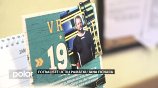 Fotbalisté uctili památku Jana Ficnara