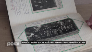 Hasiči z Horní Suché našli při rekonstrukci zbrojnice další poklad, pamětní knihu