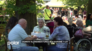 Domov Alzheimer funguje v Karviné 7 let, k narozeninové oslavě připravil zahradní slavnost