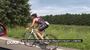 Řidiče i odborníky rozděluje na dva tábory novela, která upravuje předjíždění cyklistů