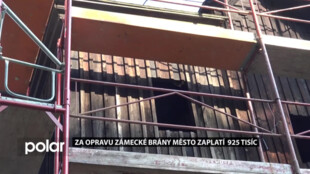 Město za opravy zámecké brány zaplatí téměř milion korun