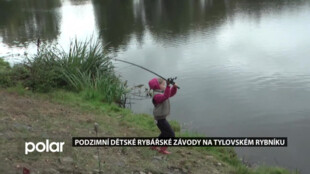 Na Tylovském rybníku proběhlo podzimní kolo dětských rybářských závodů