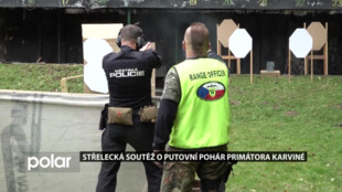 Strážníci i policisté se utkali ve střelecké soutěži, zvítězili strážníci z MP Karviná