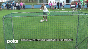 Akce „Můj první gól“ byla současně náborem nejmenších fotbalistů do FCSO Bruntál