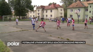 Fotbalové utkání dětí na akci Záření ve Frýdku-Místku bylo součástí protidrogové prevence